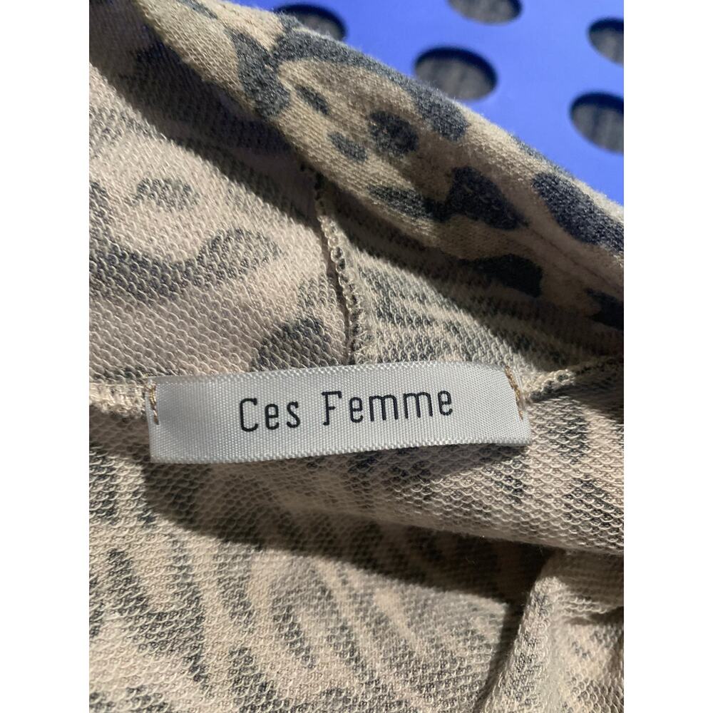 Ces Femme Leopard Print Cardigan - Women's XL - Long - Picture 5 of 5